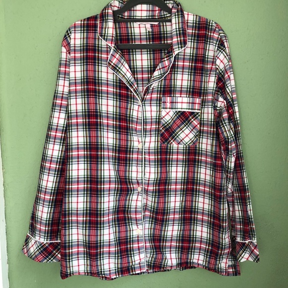 Victoria's Secret Other - Victoria’s Secret Red and Blue Plaid Sleep Shirt Victoria's Secret Other - Victoria’s Secret Red and Blue Plaid Sleep Shirt